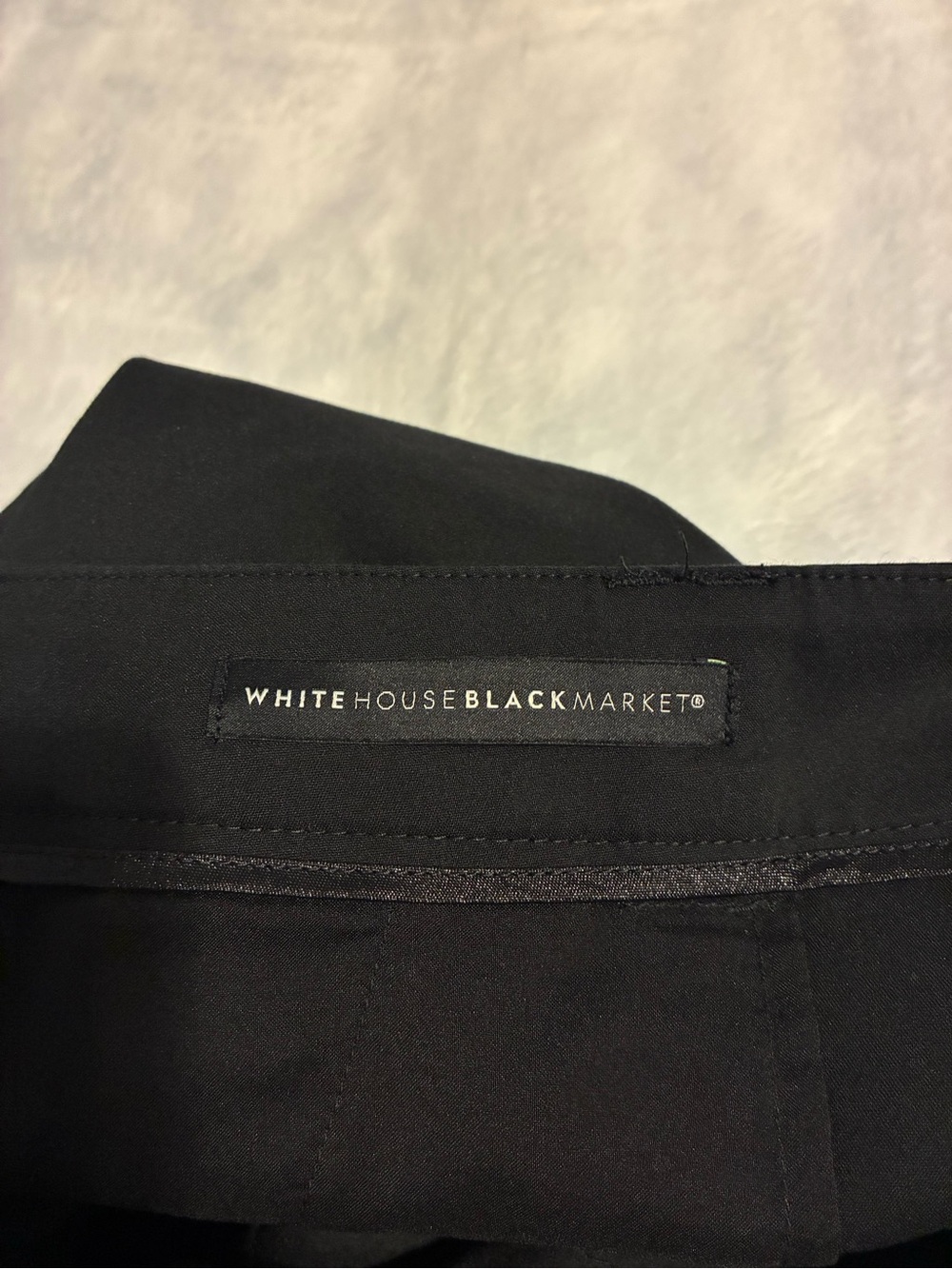 White House Black Market Black Tailored Dress Shorts - Picture 2 of 5